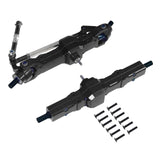 Maxbell 1:16 RC Car Front and Rear Axles Assembly Sturdy Spare Parts for WPL B24 B16 Black