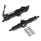 Maxbell 1:16 RC Car Front and Rear Axles Assembly Sturdy Spare Parts for WPL B24 B16 Black