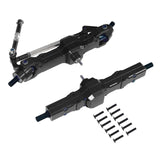 Maxbell 1:16 RC Car Front and Rear Axles Assembly Sturdy Spare Parts for WPL B24 B16 Black