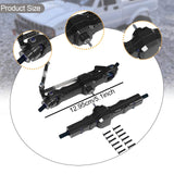 Maxbell 1:16 RC Car Front and Rear Axles Assembly Sturdy Spare Parts for WPL B24 B16 Black