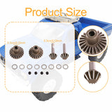Maxbell Metal Bridge Gear Set Front Rear Axle Gear RC Car Parts for 1/12 D90 D91 D96