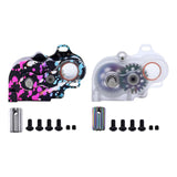 Maxbell 1/10 Scale RC Crawler Gearbox Part for Hobby 1/10 RC Crawler Car Truck Model Clear