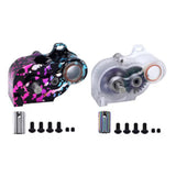 Maxbell 1/10 Scale RC Crawler Gearbox Part for Hobby 1/10 RC Crawler Car Truck Model Clear
