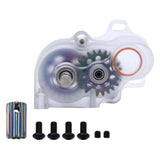 Maxbell 1/10 Scale RC Crawler Gearbox Part for Hobby 1/10 RC Crawler Car Truck Model Clear