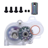 Maxbell 1/10 Scale RC Crawler Gearbox Part for Hobby 1/10 RC Crawler Car Truck Model Clear
