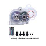 Maxbell 1/10 Scale RC Crawler Gearbox Part for Hobby 1/10 RC Crawler Car Truck Model Clear