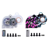 Maxbell 1/10 Scale RC Crawler Gearbox Part for Hobby 1/10 RC Crawler Car Truck Model Clear