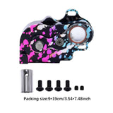 Maxbell 1/10 Scale RC Crawler Gearbox Part for Hobby 1/10 RC Crawler Car Truck Model Black Blue Purple
