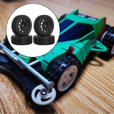 Maxbell 4Pcs 1/10 RC Car Tires RC Modification Accessory Sturdy RC Parts Accessories black