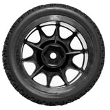 Maxbell 4Pcs 1/10 RC Car Tires RC Modification Accessory Sturdy RC Parts Accessories black