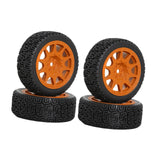 Maxbell 4Pcs 1/10 RC Car Tires RC Modification Accessory Sturdy RC Parts Accessories brown