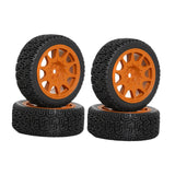 Maxbell 4Pcs 1/10 RC Car Tires RC Modification Accessory Sturdy RC Parts Accessories brown