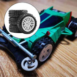 Maxbell 4x 1/18 RC Car Wheels and Tires Easy to Install High Performance White