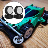 Maxbell 4 Pieces 1/10 RC Rally Tires XV02 Upgrade Parts Sturdy Accessory Accessories white