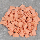 Maxbell 108Pcs Mini Roof Tiles Architectural Sand Table Components DIY Building Sets
