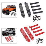 Maxbell 1/12 RC Car Pedals Portable Replacement Professional 1 Pair for D90 D91 D99S Black