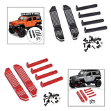Maxbell 1/12 RC Car Pedals Portable Replacement Professional 1 Pair for D90 D91 D99S Black