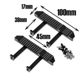 Maxbell 1/12 RC Car Pedals Portable Replacement Professional 1 Pair for D90 D91 D99S Black