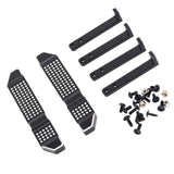 Maxbell 1/12 RC Car Pedals Portable Replacement Professional 1 Pair for D90 D91 D99S Black