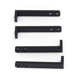 Maxbell 1/12 RC Car Pedals Portable Replacement Professional 1 Pair for D90 D91 D99S Black