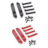 Maxbell 1/12 RC Car Pedals Portable Replacement Professional 1 Pair for D90 D91 D99S Black