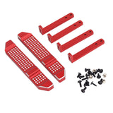 Maxbell 1/12 RC Car Pedals Portable Replacement Professional 1 Pair for D90 D91 D99S Red