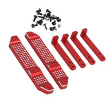 Maxbell 1/12 RC Car Pedals Portable Replacement Professional 1 Pair for D90 D91 D99S Red