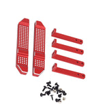 Maxbell 1/12 RC Car Pedals Portable Replacement Professional 1 Pair for D90 D91 D99S Red