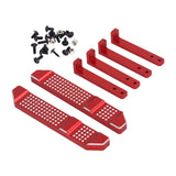 Maxbell 1/12 RC Car Pedals Portable Replacement Professional 1 Pair for D90 D91 D99S Red