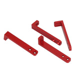 Maxbell 1/12 RC Car Pedals Portable Replacement Professional 1 Pair for D90 D91 D99S Red