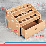 Maxbell Paint Rack Stand Paint Holder Organiser for Brushes Accessories DIY Assembly