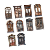 Maxbell 10 Pieces Scrapbook Paper Classic Vintage for Gift Wrapping DIY Arts Collage style A
