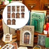 Maxbell 10 Pieces Scrapbook Paper Classic Vintage for Gift Wrapping DIY Arts Collage style C