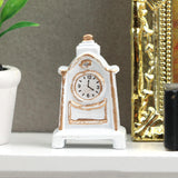 Maxbell 1:12 Scale Dollhouse Miniature Clock Simulation for Sitting Room Living Room