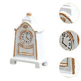 Maxbell 1:12 Scale Dollhouse Miniature Clock Simulation for Sitting Room Living Room