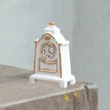 Maxbell 1:12 Scale Dollhouse Miniature Clock Simulation for Sitting Room Living Room