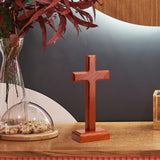 Maxbell Wooden Cross Sign Crafts Christian Jesus Cross for Living Room Office Indoor