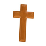 Maxbell Wooden Cross Easter Statue Christian Jesus Cross for Church Outdoor Entryway S