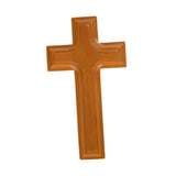 Maxbell Wooden Cross Easter Statue Christian Jesus Cross for Church Outdoor Entryway S