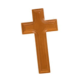Maxbell Wooden Cross Easter Statue Christian Jesus Cross for Church Outdoor Entryway S