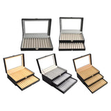 Maxbell Pen Display Box Premium Multipurpose Pen Collection Case for Shop Home Study 12 Grids