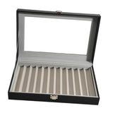 Maxbell Pen Display Box Premium Multipurpose Pen Collection Case for Shop Home Study 12 Grids