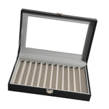 Maxbell Pen Display Box Premium Multipurpose Pen Collection Case for Shop Home Study 12 Grids