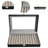 Maxbell Pen Display Box Premium Multipurpose Pen Collection Case for Shop Home Study 12 Grids
