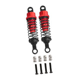 Maxbell 4x Shock Absorbers Metal Replace Parts 55mm 1/12 1/16 Scale for MN98 D90 B16 Red
