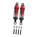 Maxbell 4x Shock Absorbers Metal Replace Parts 55mm 1/12 1/16 Scale for MN98 D90 B16 Red