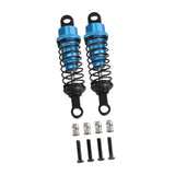 Maxbell 4x Shock Absorbers Metal Replace Parts 55mm 1/12 1/16 Scale for MN98 D90 B16 Blue