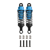 Maxbell 4x Shock Absorbers Metal Replace Parts 55mm 1/12 1/16 Scale for MN98 D90 B16 Blue