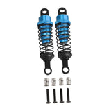 Maxbell 4x Shock Absorbers Metal Replace Parts 55mm 1/12 1/16 Scale for MN98 D90 B16 Blue