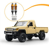 Maxbell 4x Shock Absorbers Metal Replace Parts 55mm 1/12 1/16 Scale for MN98 D90 B16 Gold